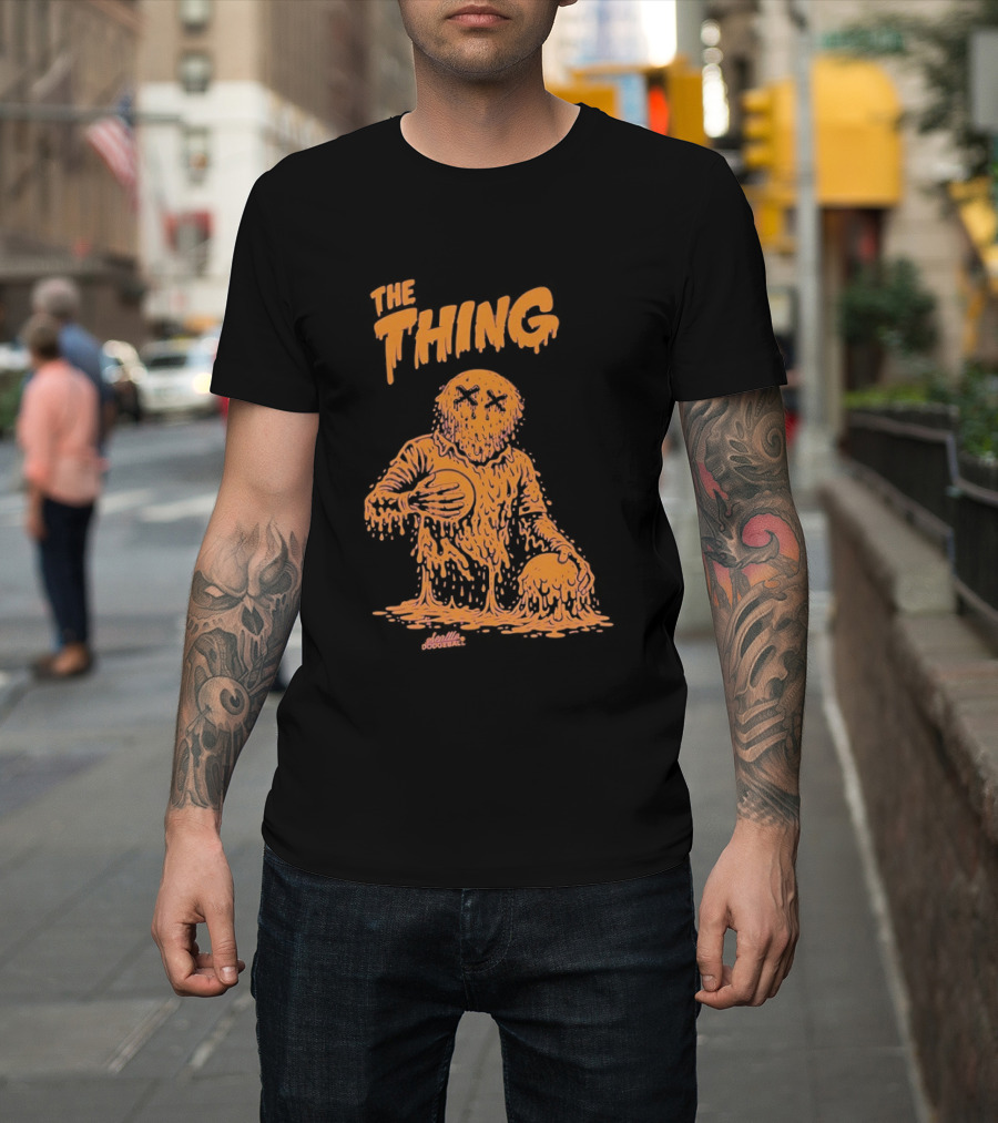 The Thing Creepy Dodgeball Creature Horror T-Shirt