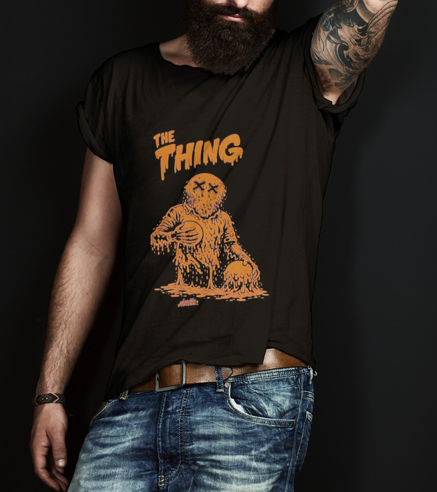 The Thing Creepy Dodgeball Creature Horror T-Shirt