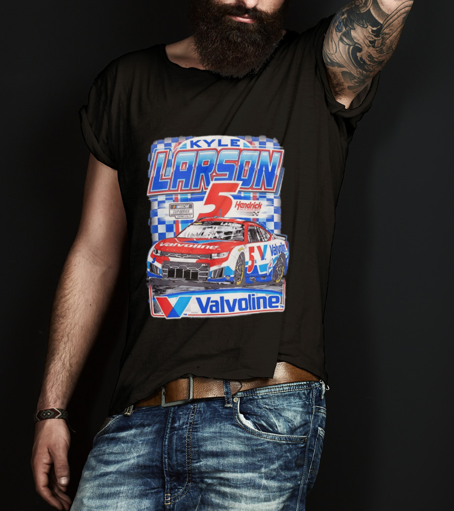 Kyle Larson 5 Valvoline Hendrick Motorsports NASCAR Cup Series Chevrolet Camaro ZL1 T-Shirt