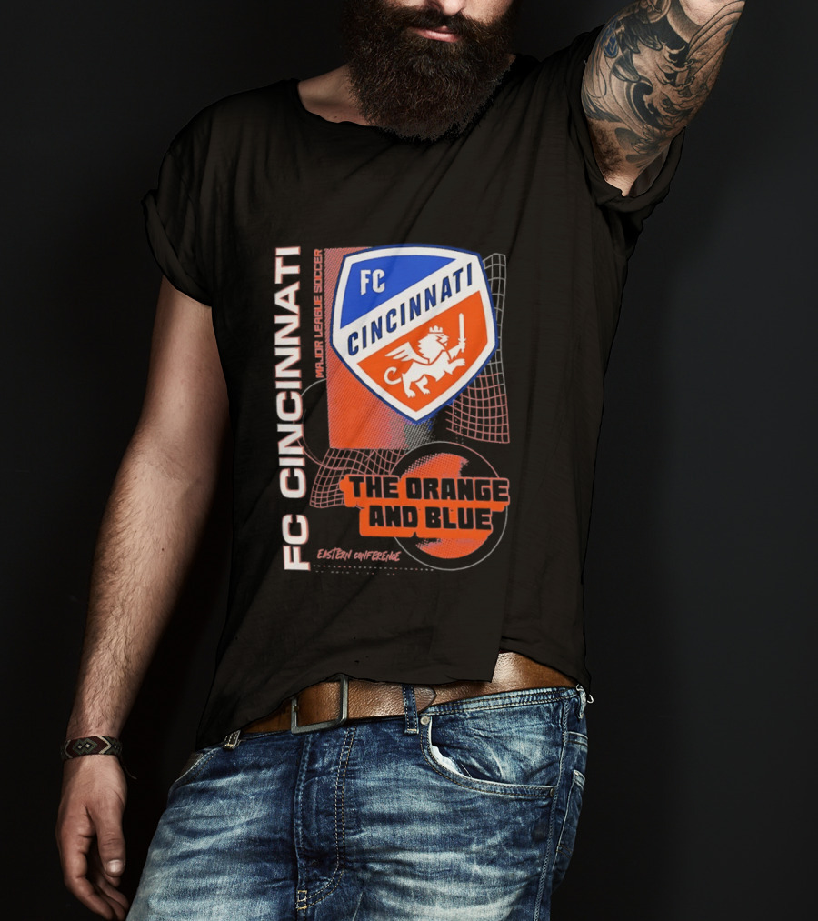 FC Cincinnati The Orange And Blue Soccer Pride T-Shirt