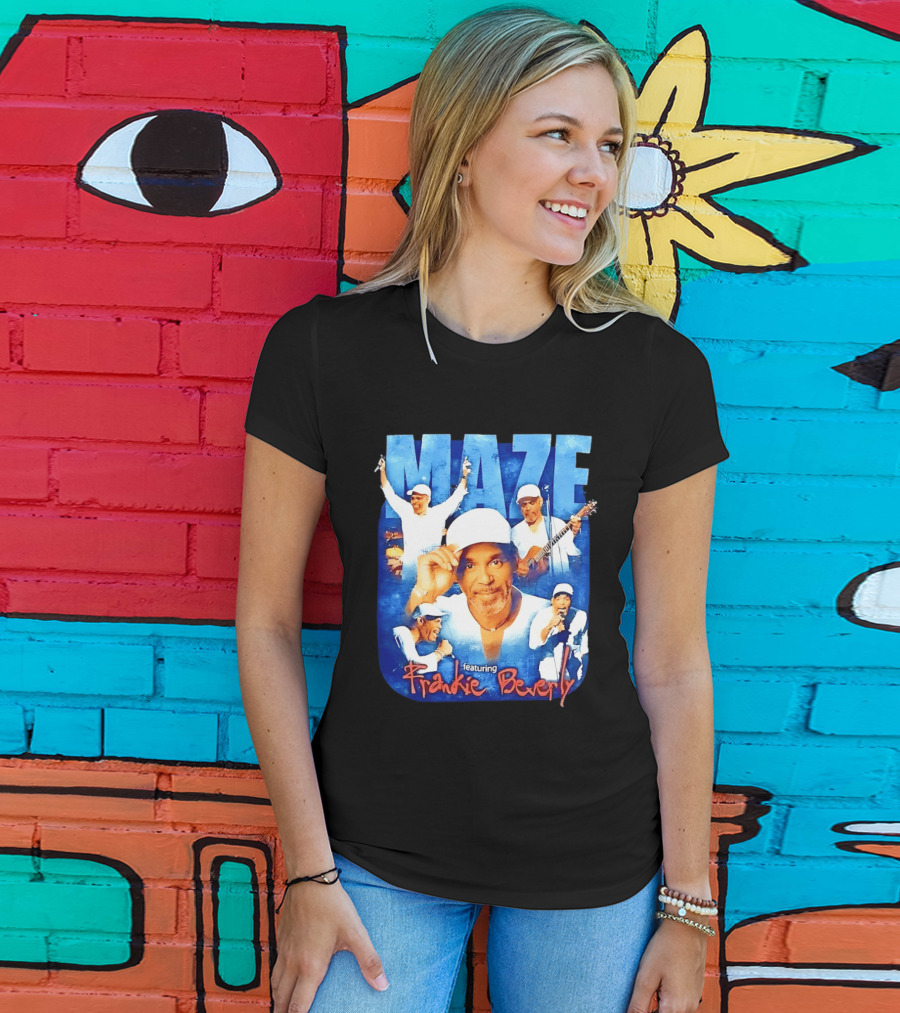 Maze Featuring Frankie Beverly Collage With Performances T-Shirt