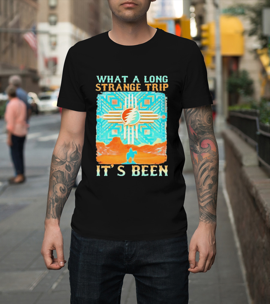 What A Long Strange Trip It's Been Grateful Dead Zia T-Shirt