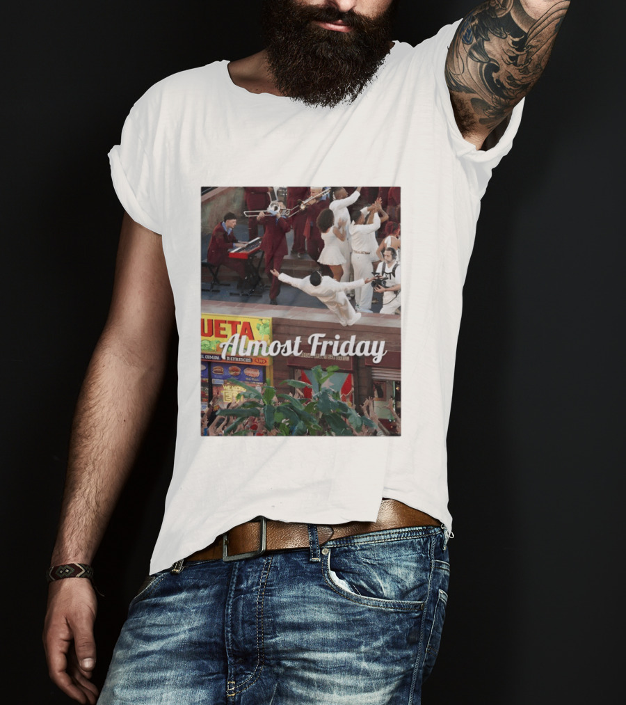Almost Friday Bad Bunny Un Verano Sin Ti Party Scene T-Shirt