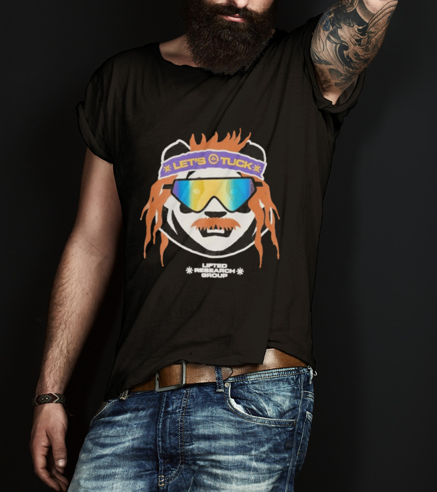 Lifted Research Group Let's Tuck Panda Snowboarding Sunglasses T-Shirt