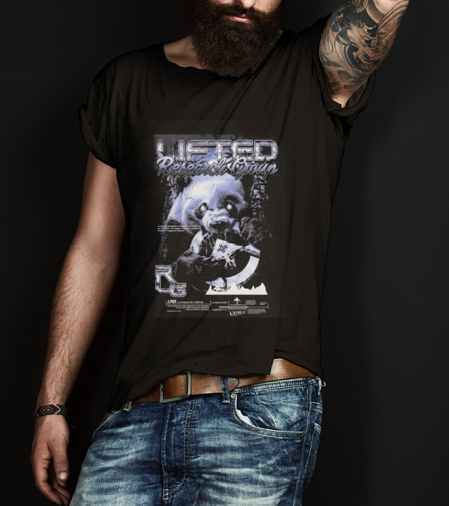 Lifted Research Group Pandamonium Panda Boxer Gloves T-Shirt