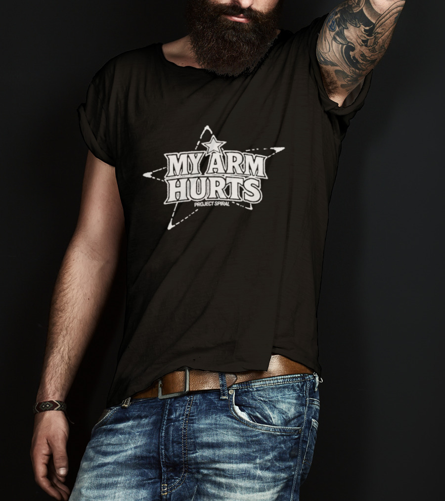 My Arm Hurts Project Spiral Star T-Shirt