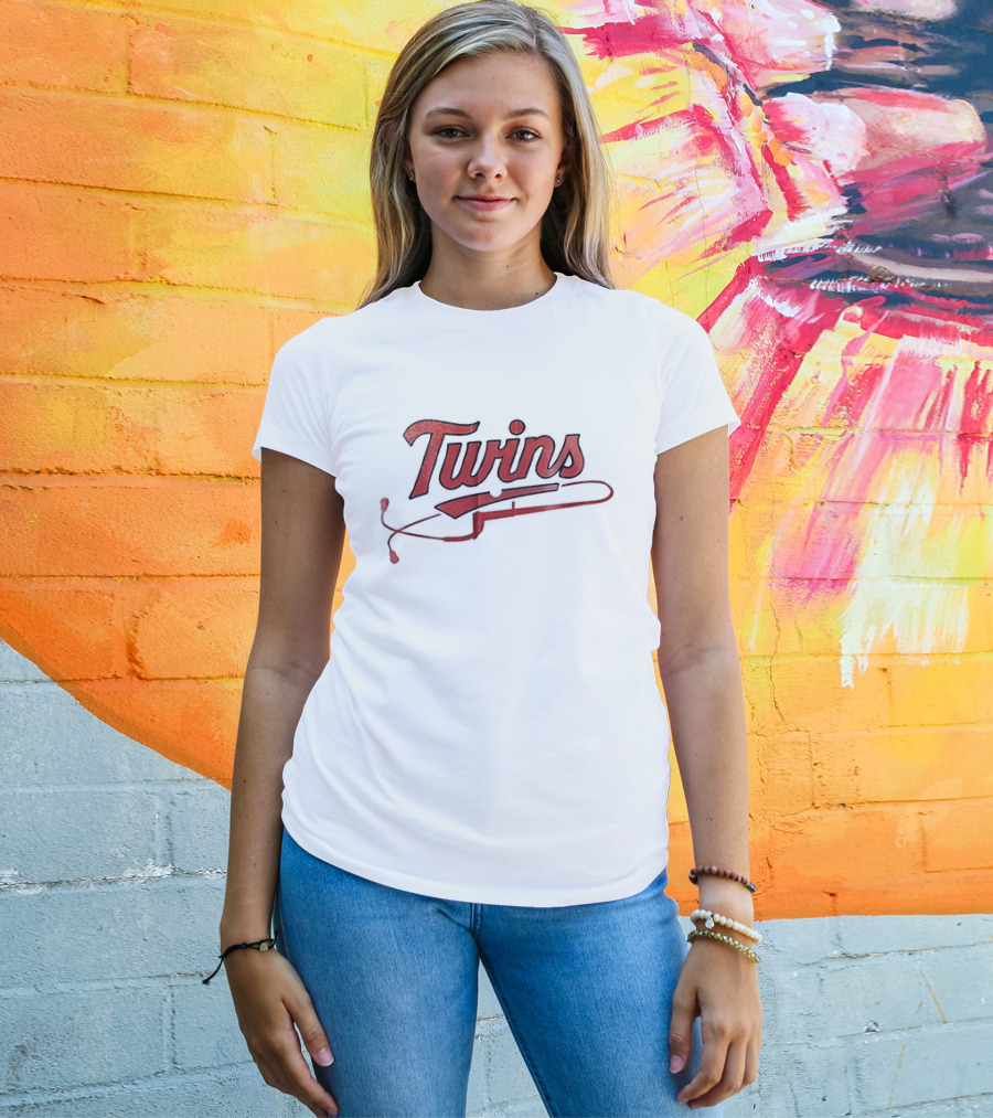 Minnesota Twins Heartbeat Healthcare Appreciation T-Shirt