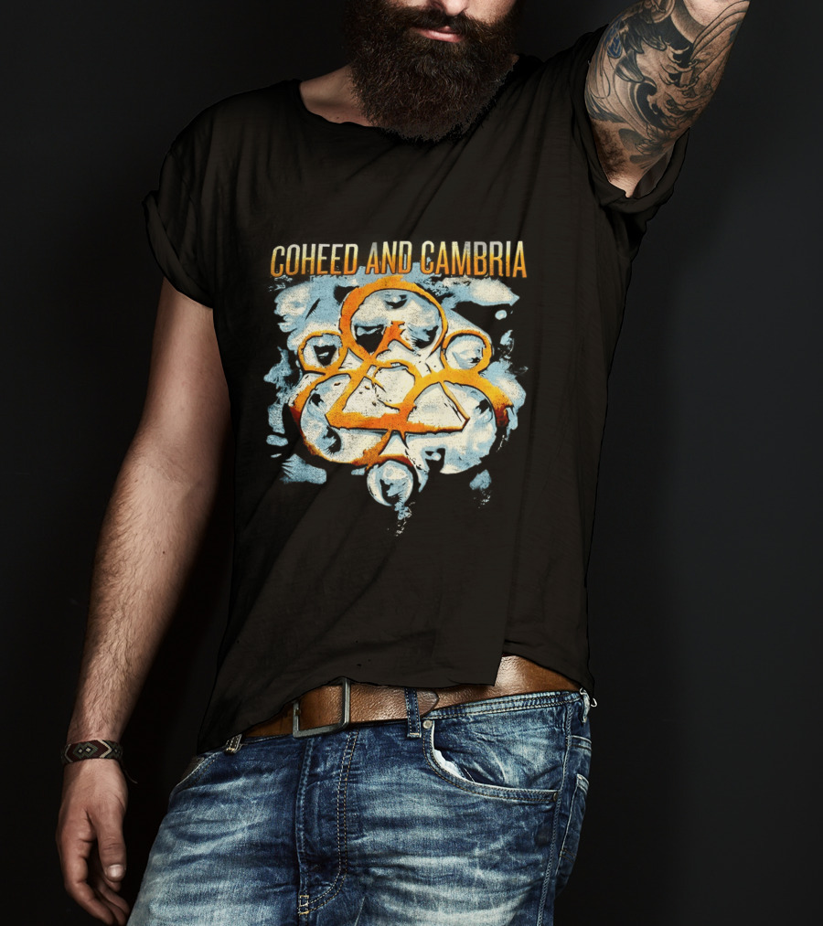 Coheed And Cambria Keywork Symbol With Artistic Texture T-Shirt
