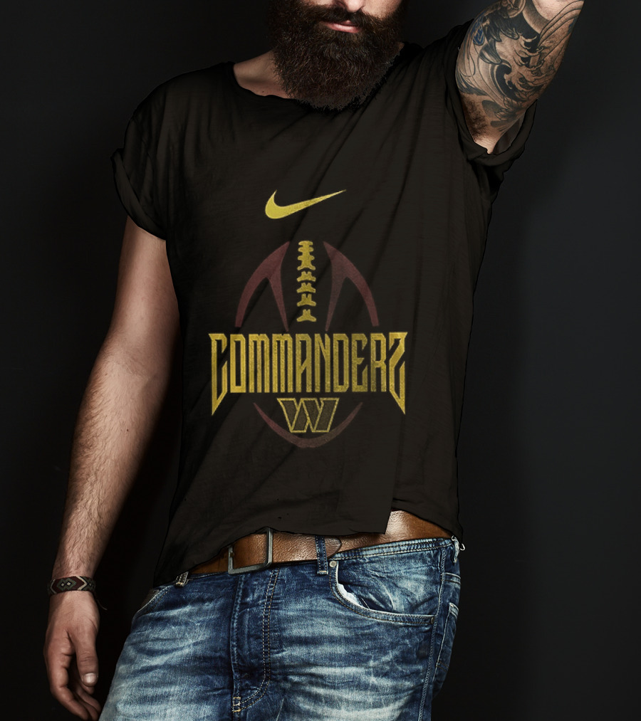 Nike Washington Commanders Football Racing T-Shirt