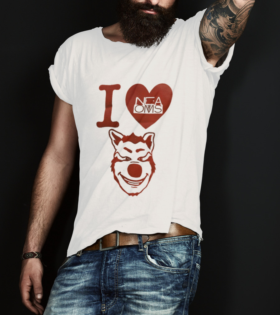 I Love NFAOMS Arkansas State Red Wolves Basketball T-Shirt