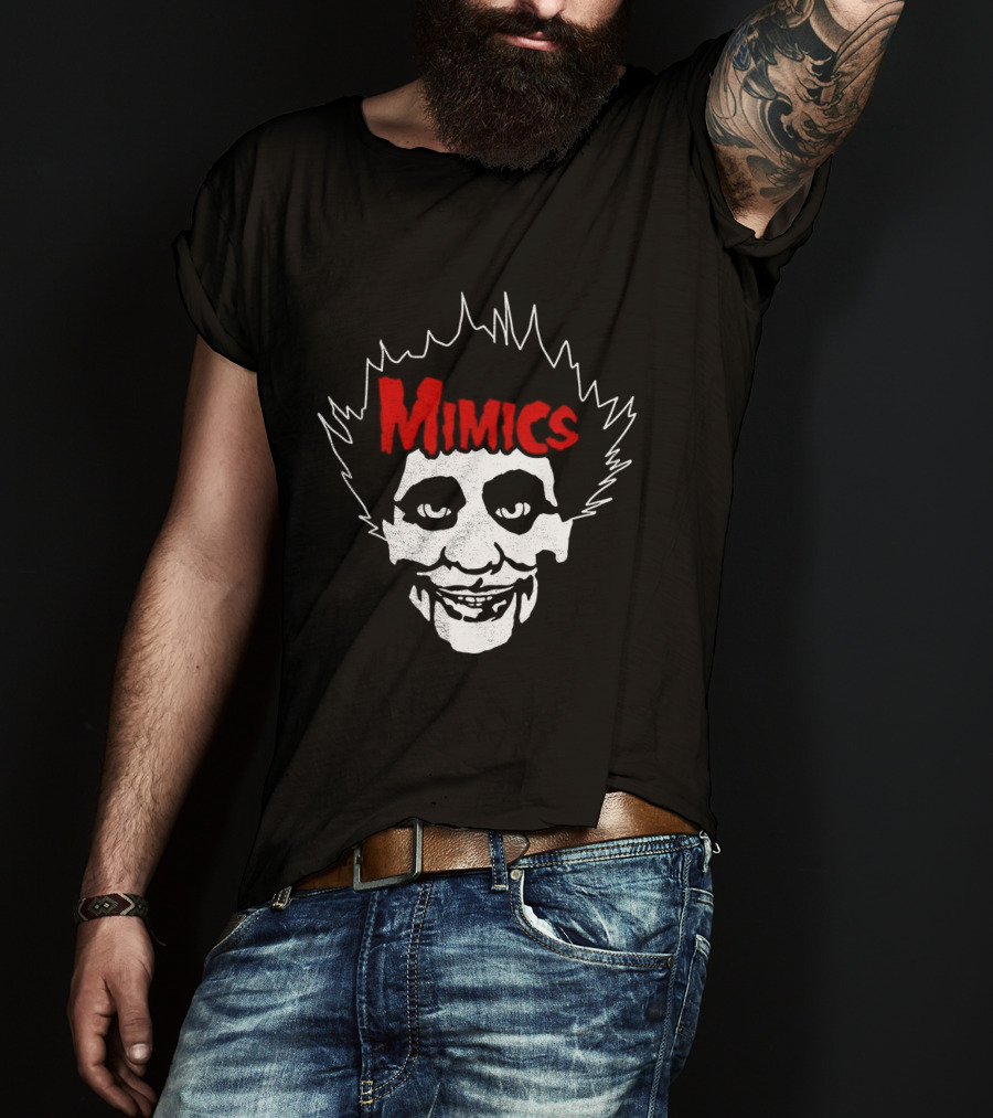 Mimics Fergus Joker Face Wild Hair T-Shirt