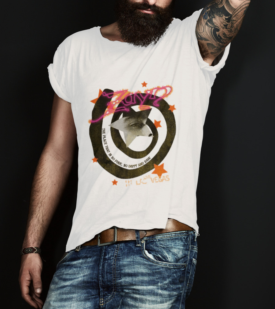 Zayn Live In Vegas The Place That Is So Pure So Dirty And Raw Star Eye T-Shirt