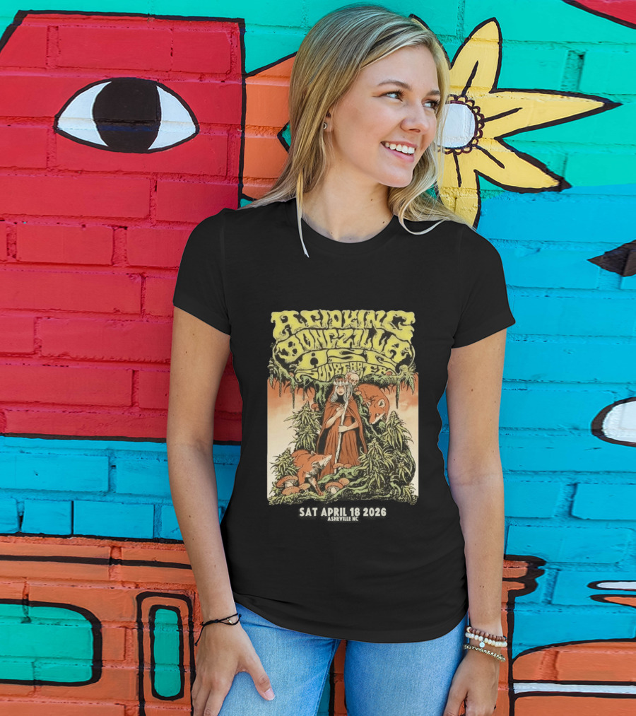 Acid King Bongzilla Weedeater Asheville April 18 2026 T-Shirt