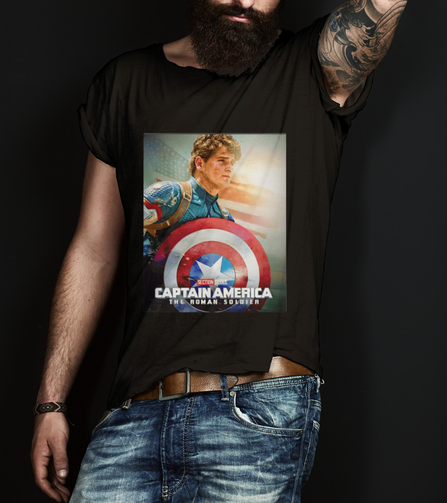 SECTION STUDIOS Captain America The Roman Soldier T-Shirt