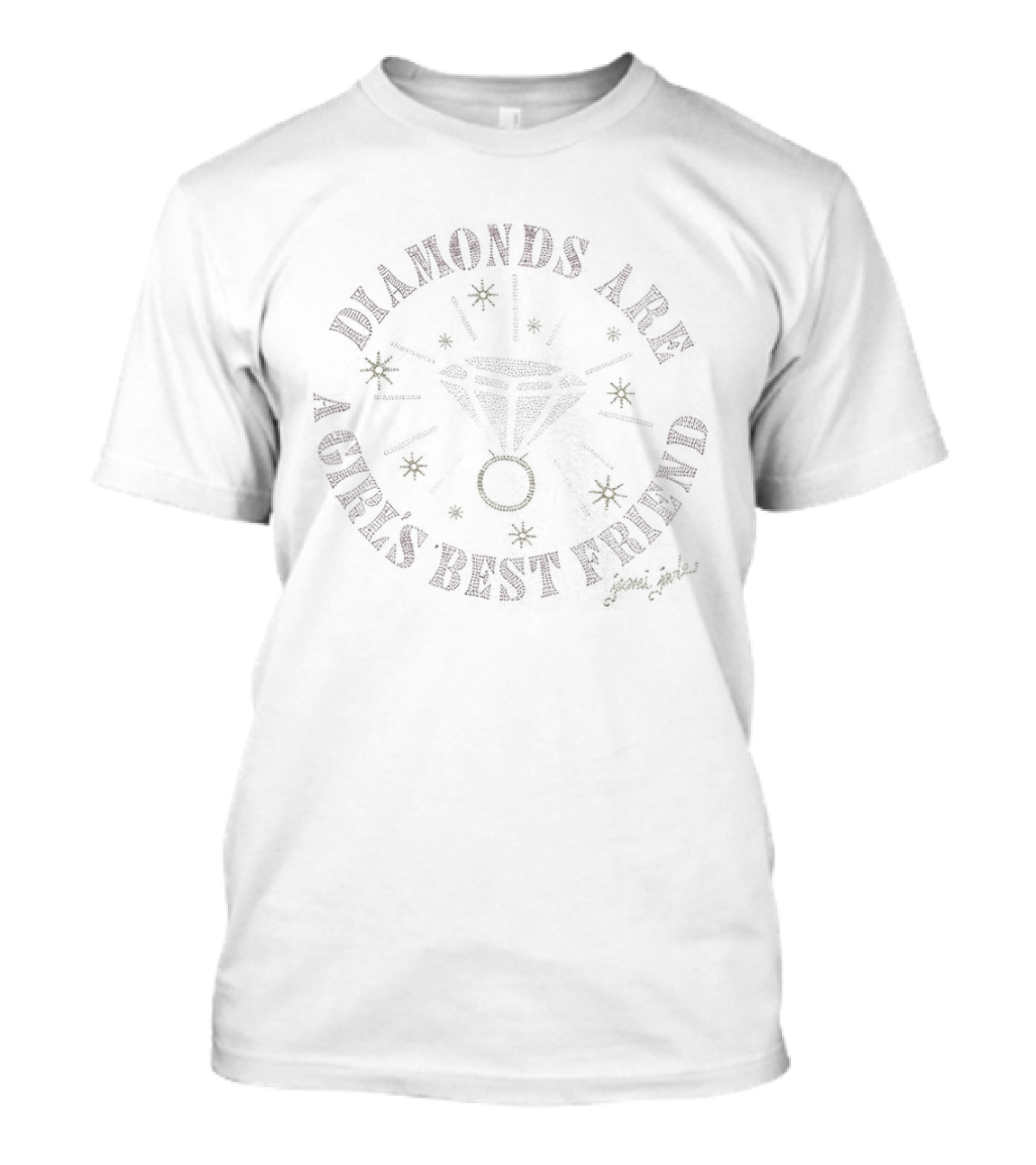 Hilary Duff Lizzie McGuire Diamonds Are A Girl's Best Friend T-Shirt