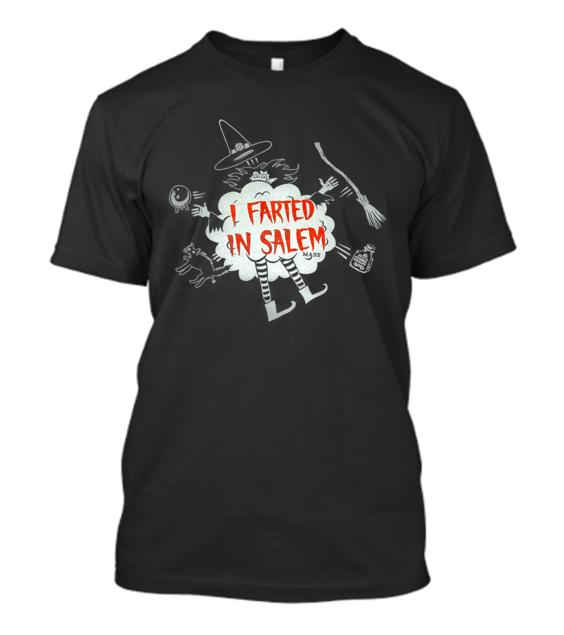 I Farted In Salem Humor Paranormal Ghost T-Shirt