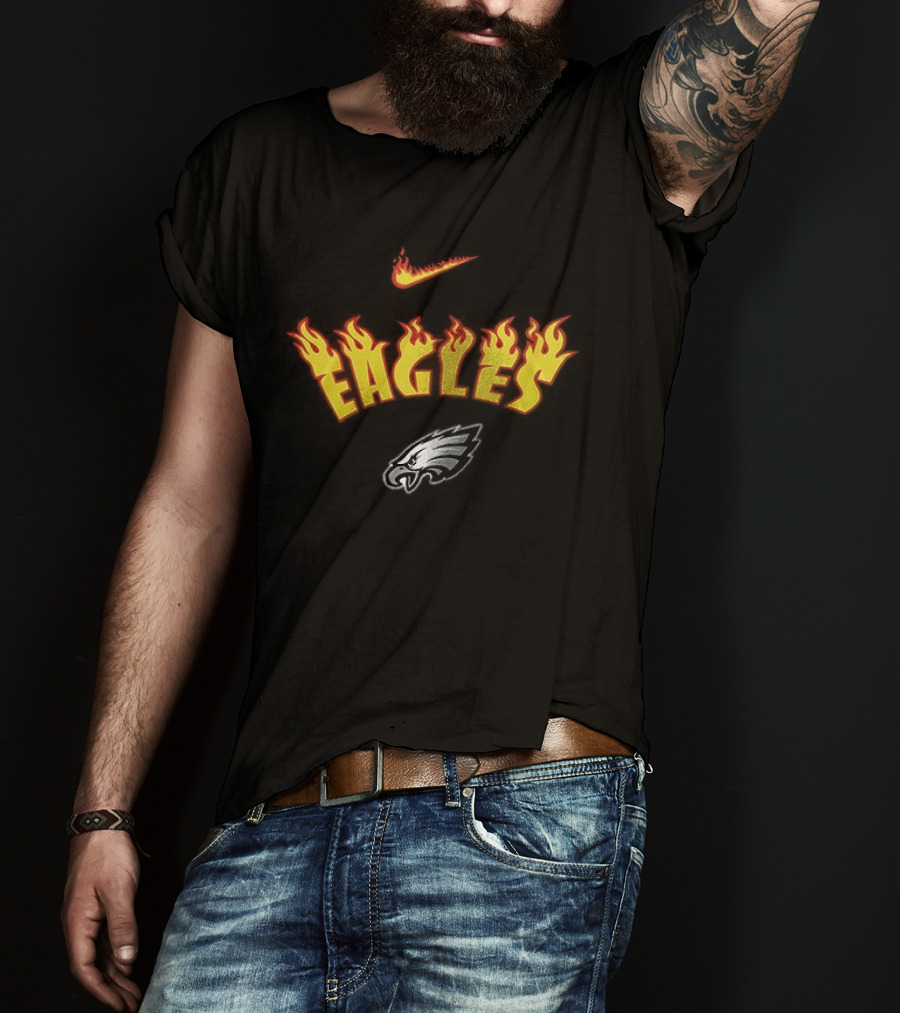 Nike Philadelphia Eagles Firewave Fly Eagle Fly T-Shirt