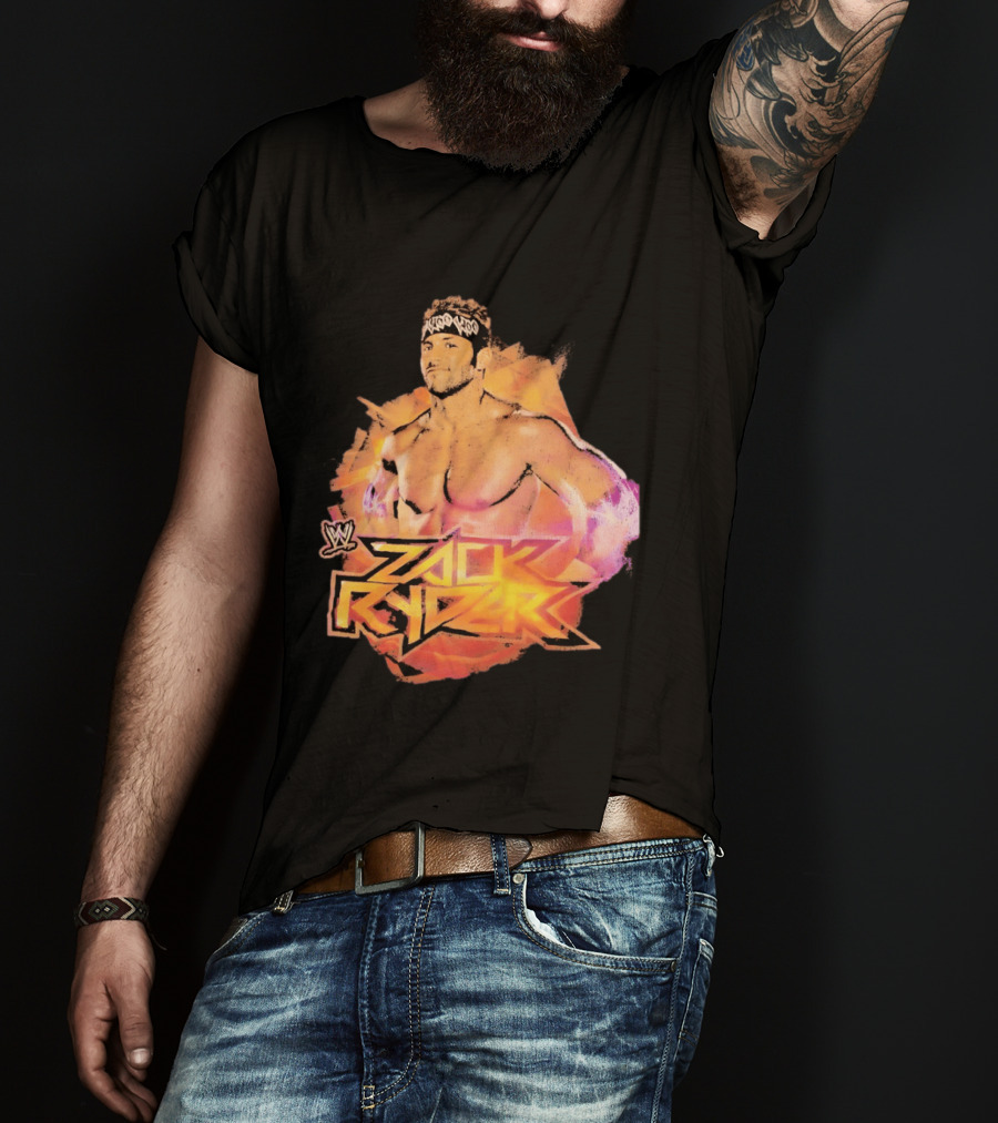 Zack Ryder WWE Woo Woo Woo Headband Wrestler T-Shirt