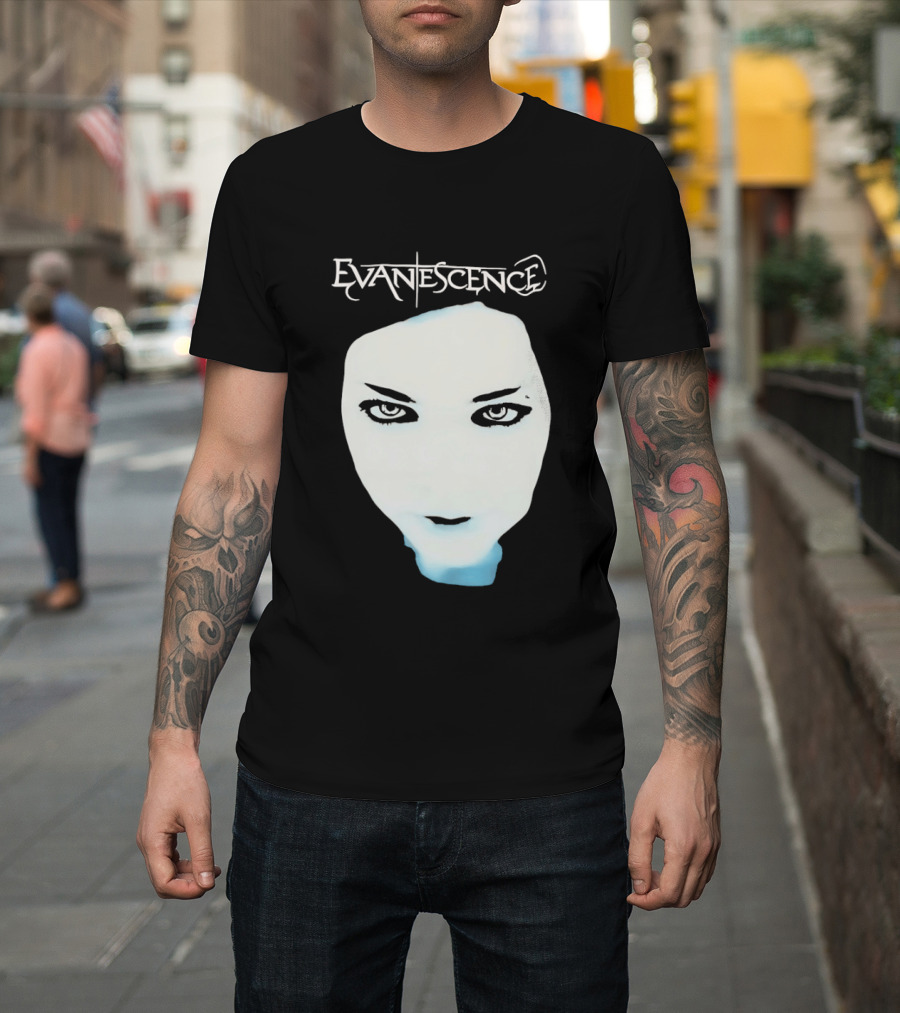 Evanescence Fallen Album Cover Face T-Shirt
