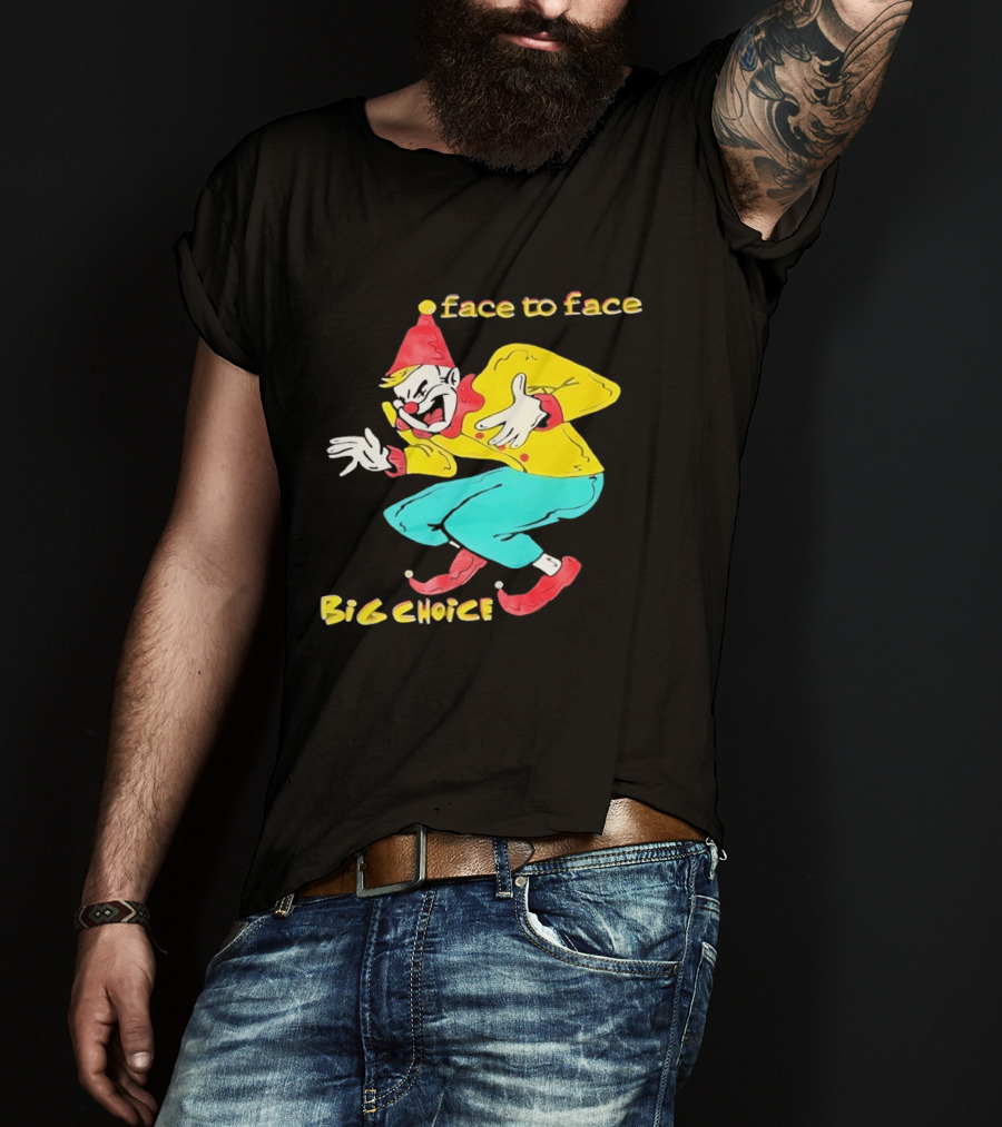 Face To Face Big Choice Punk Band Clown T-Shirt