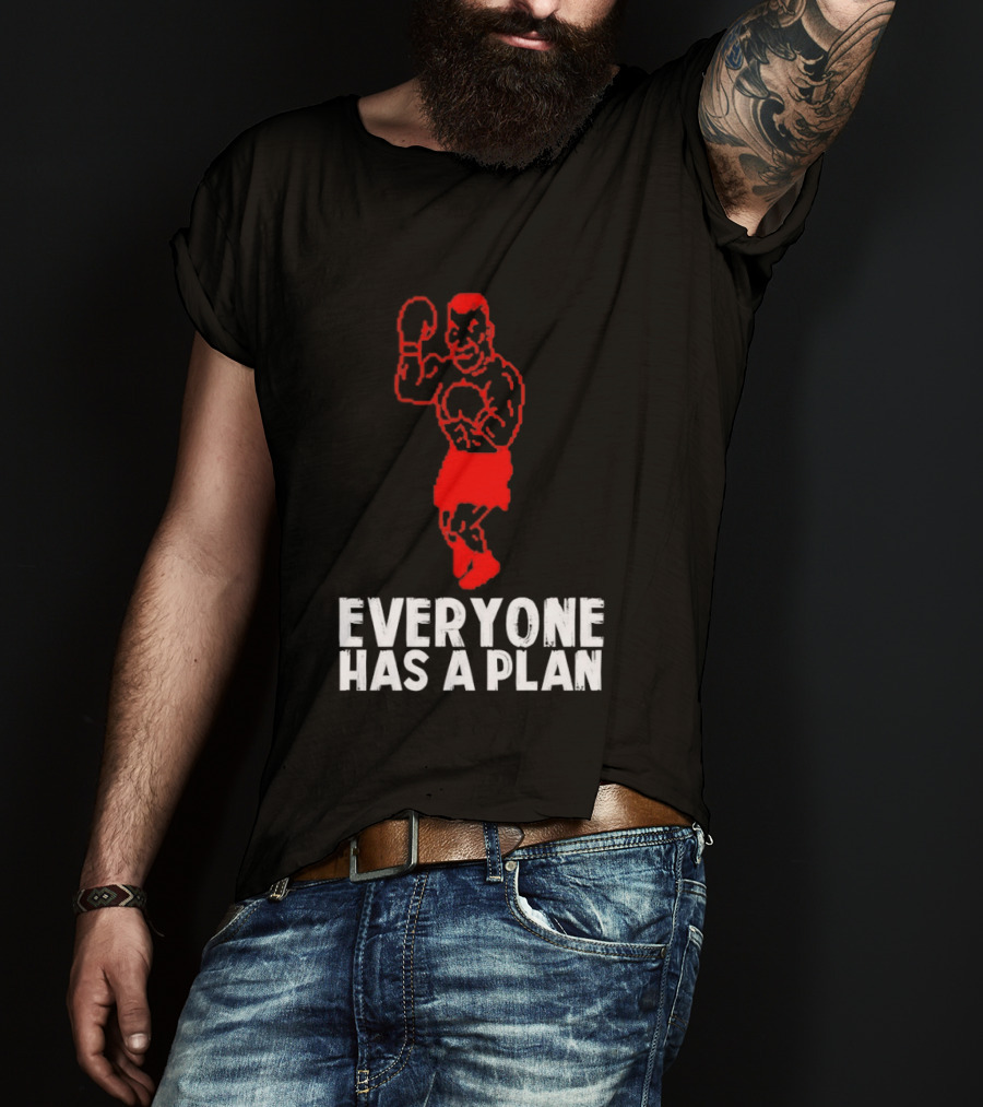 Everyone Has A Plan Punchout Video Game Boxing T-Shirt