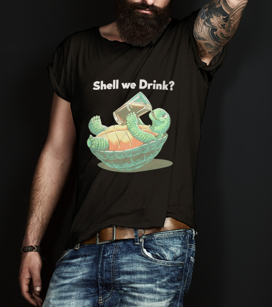 Shell We Drink Irish Party Turtle T-Shirt