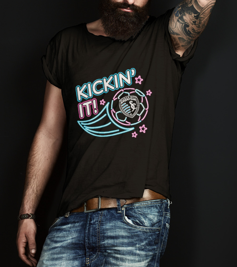 Kickin' It Sporting KC Soccer Stars And Shield T-Shirt