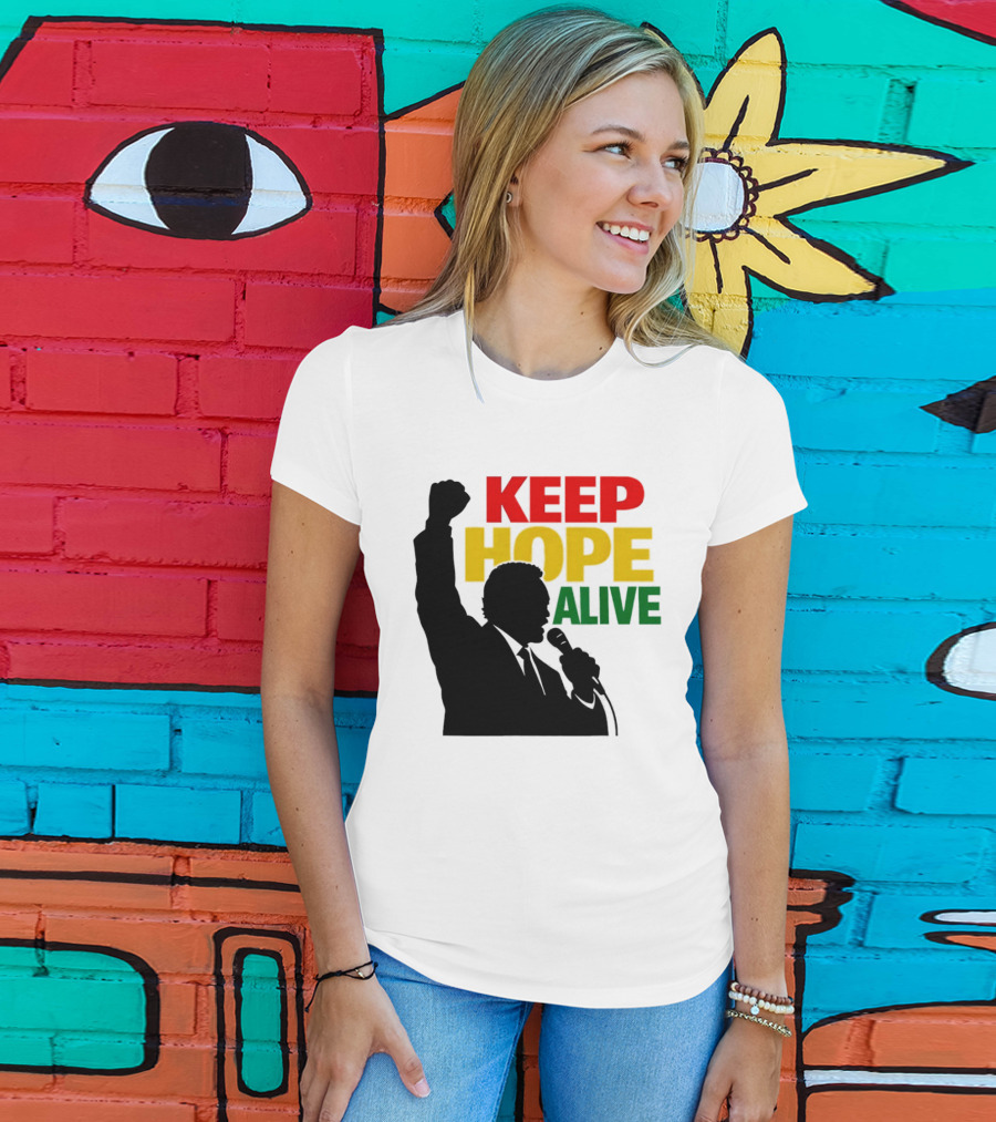 Keep Hope Alive Raised Fist T-Shirt