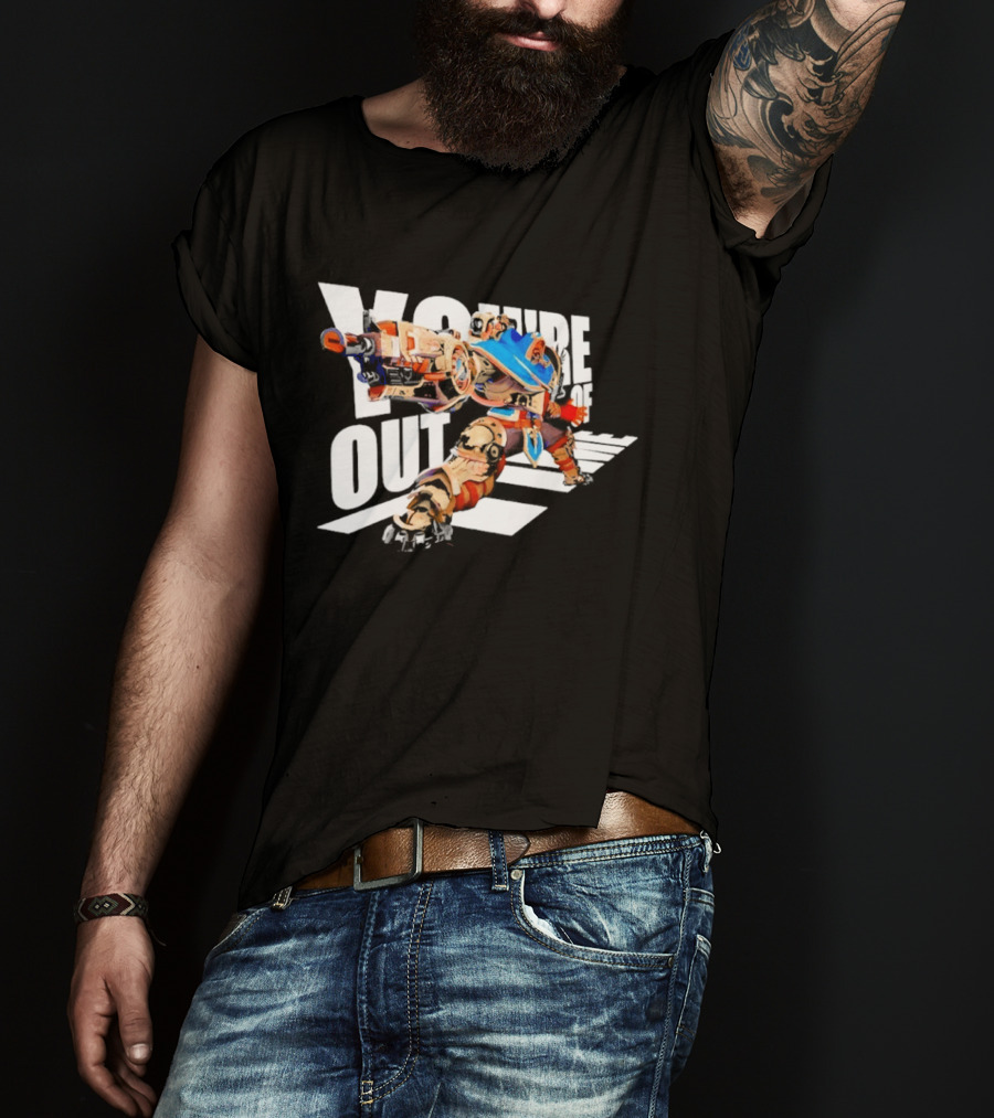 You're Out Of Time Paladins Video Game Character Action Pose T-Shirt