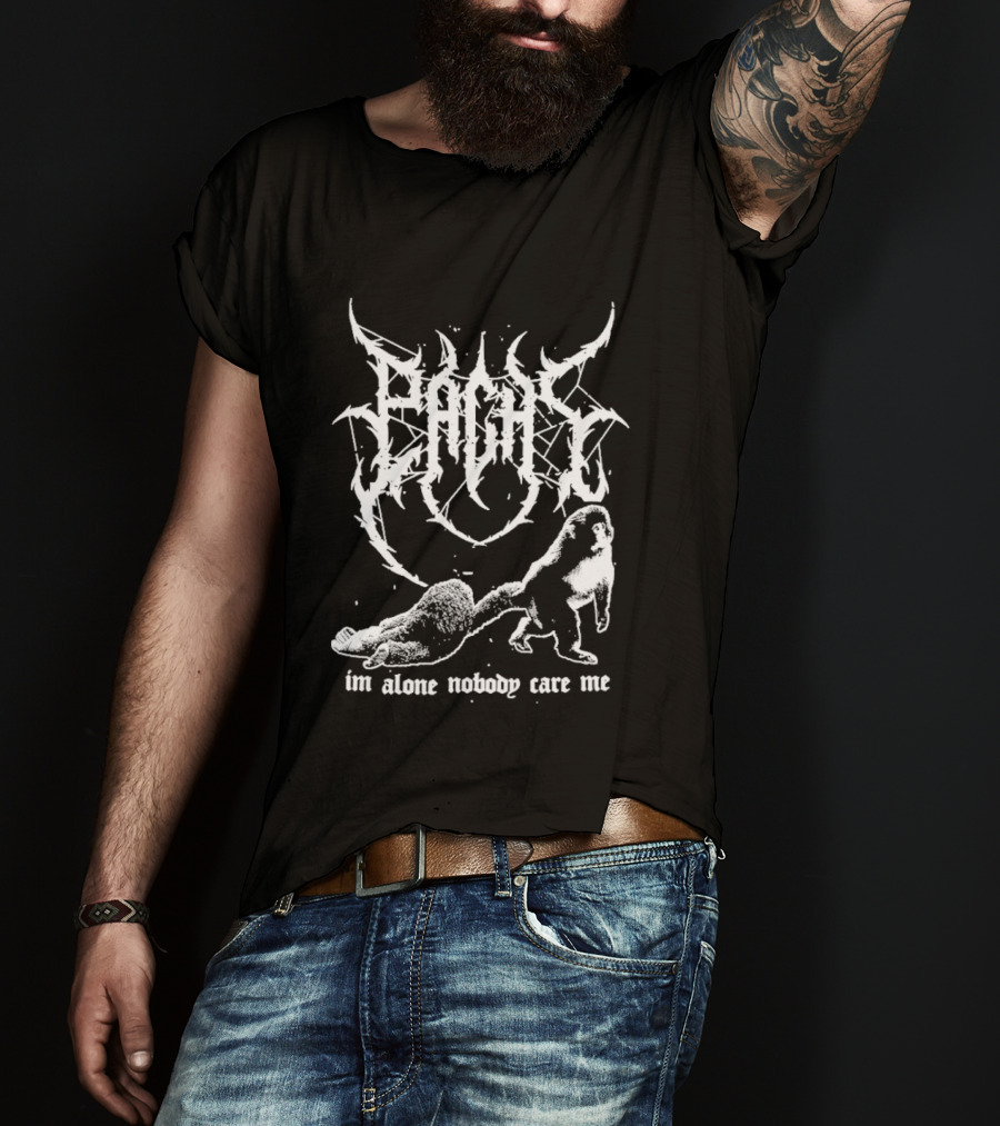 Pachi Metal Im Alone Nobody Care Me T-Shirt