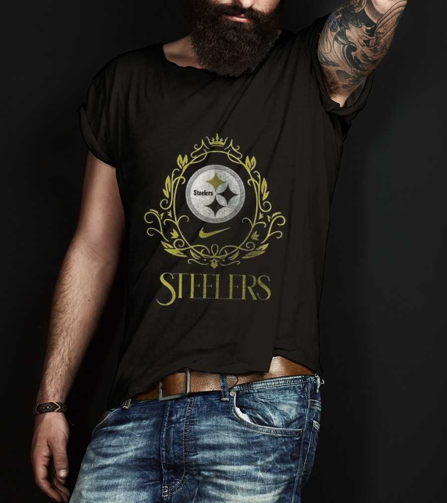 Pittsburgh Steelers Bridgerton Social Club Spilling The Tea Bee Nike T-Shirt