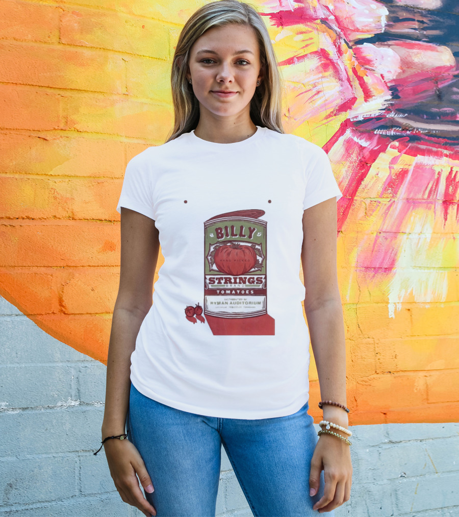 Billy Strings Brand Tomatoes Feb 22 2026 Ryman Auditorium Nashville Hand Picked T-Shirt