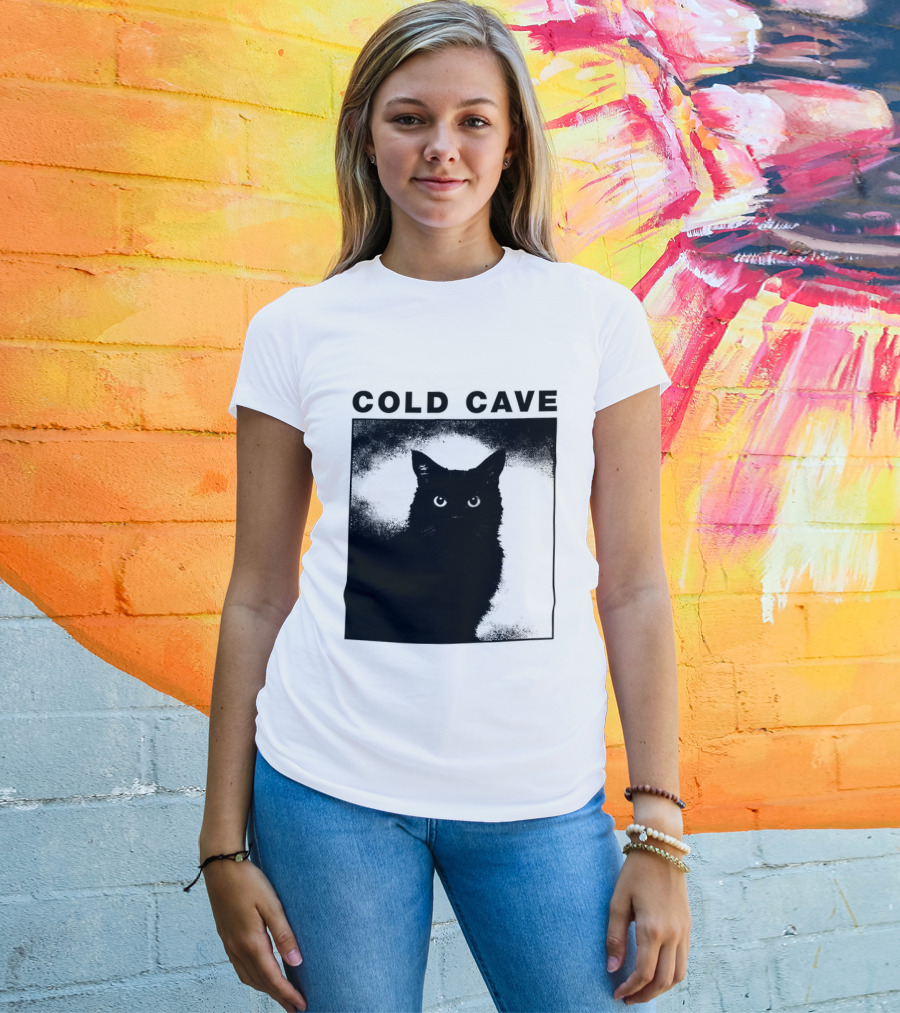 COLD CAVE Cat In Shadow T-Shirt
