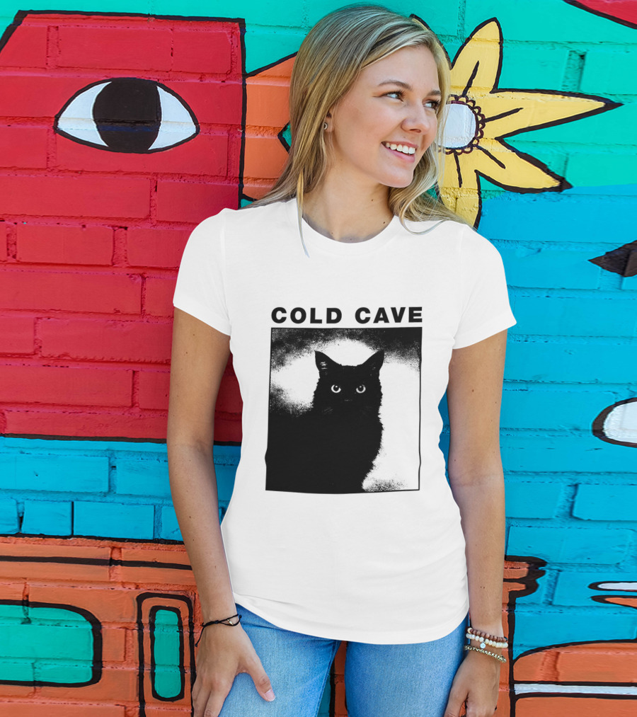 COLD CAVE Cat In Shadow T-Shirt