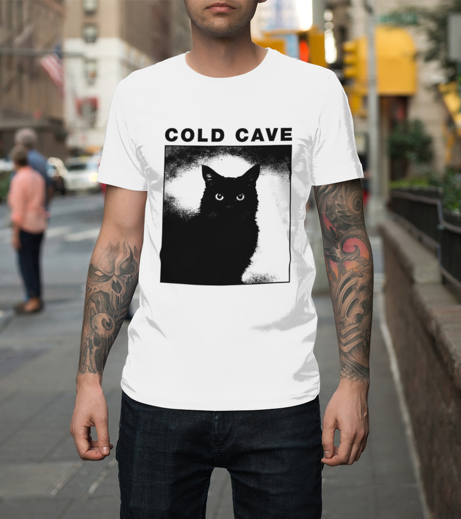COLD CAVE Cat in Shadow T-Shirt