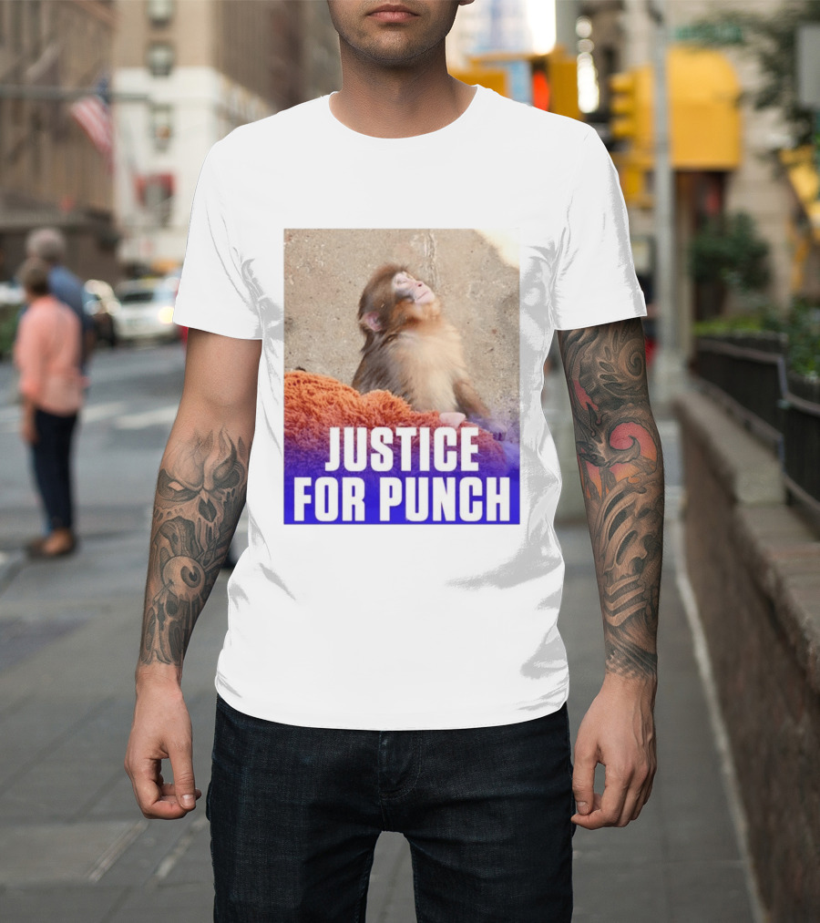 Justice For Punch Monkey T-Shirt