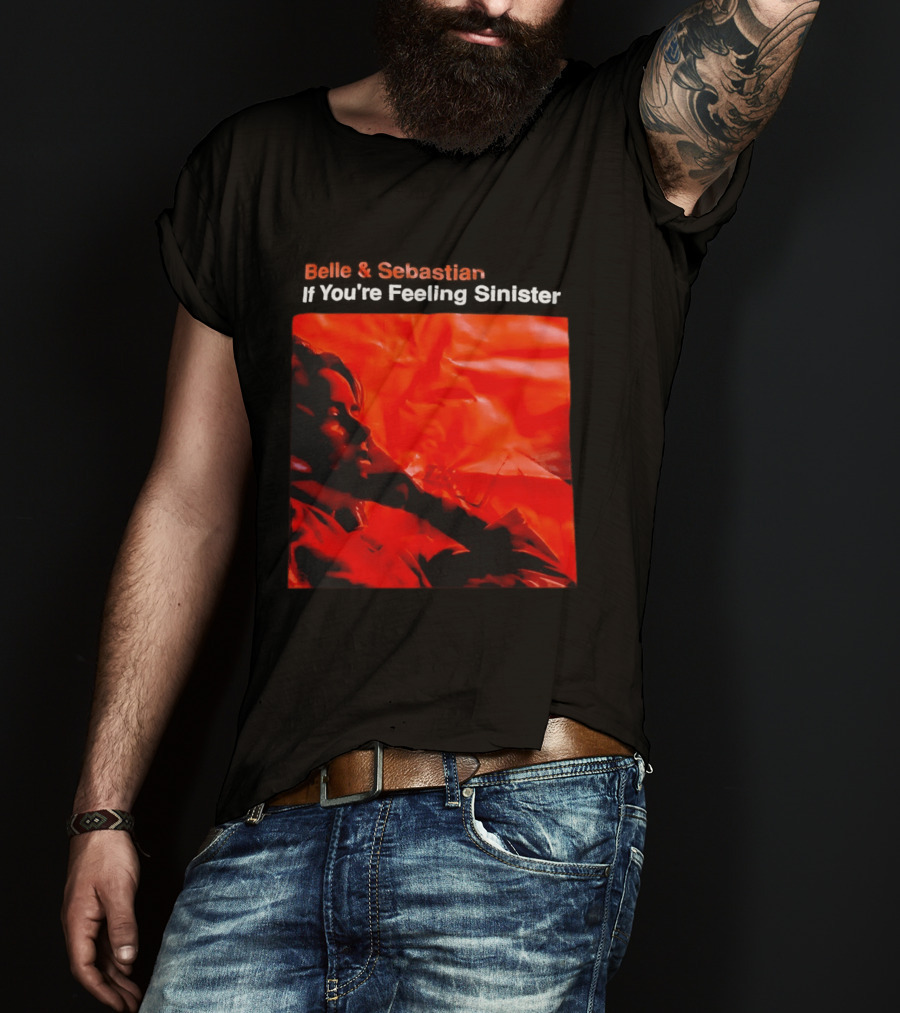 Belle And Sebastian If You're Feeling Sinister Album Art Red T-Shirt