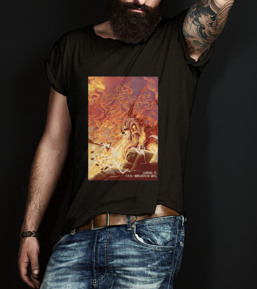 Billy Strings 2.21.26 Bridgestone Arena Nashville TN T-Shirt