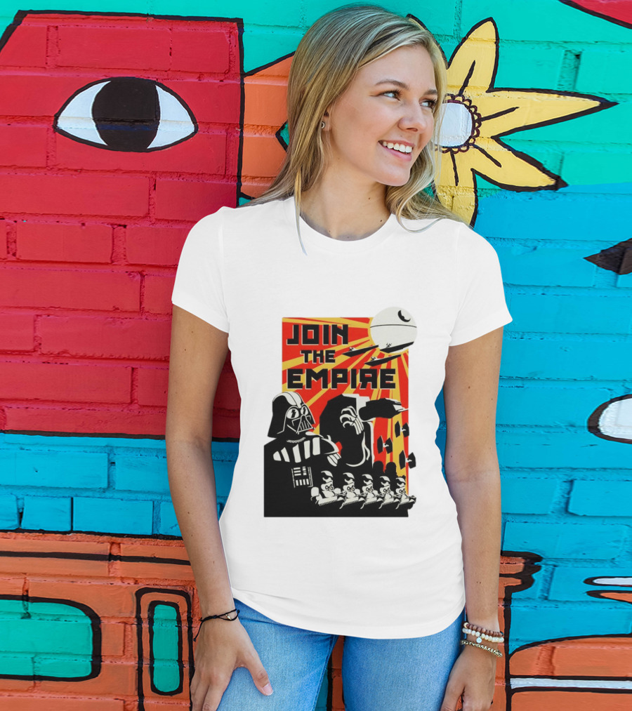 Join The Empire Propaganda Galactic Battle Recruitment T-Shirt