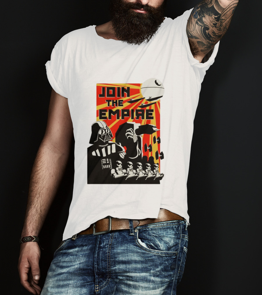 Join The Empire Propaganda Galactic Battle Recruitment T-Shirt