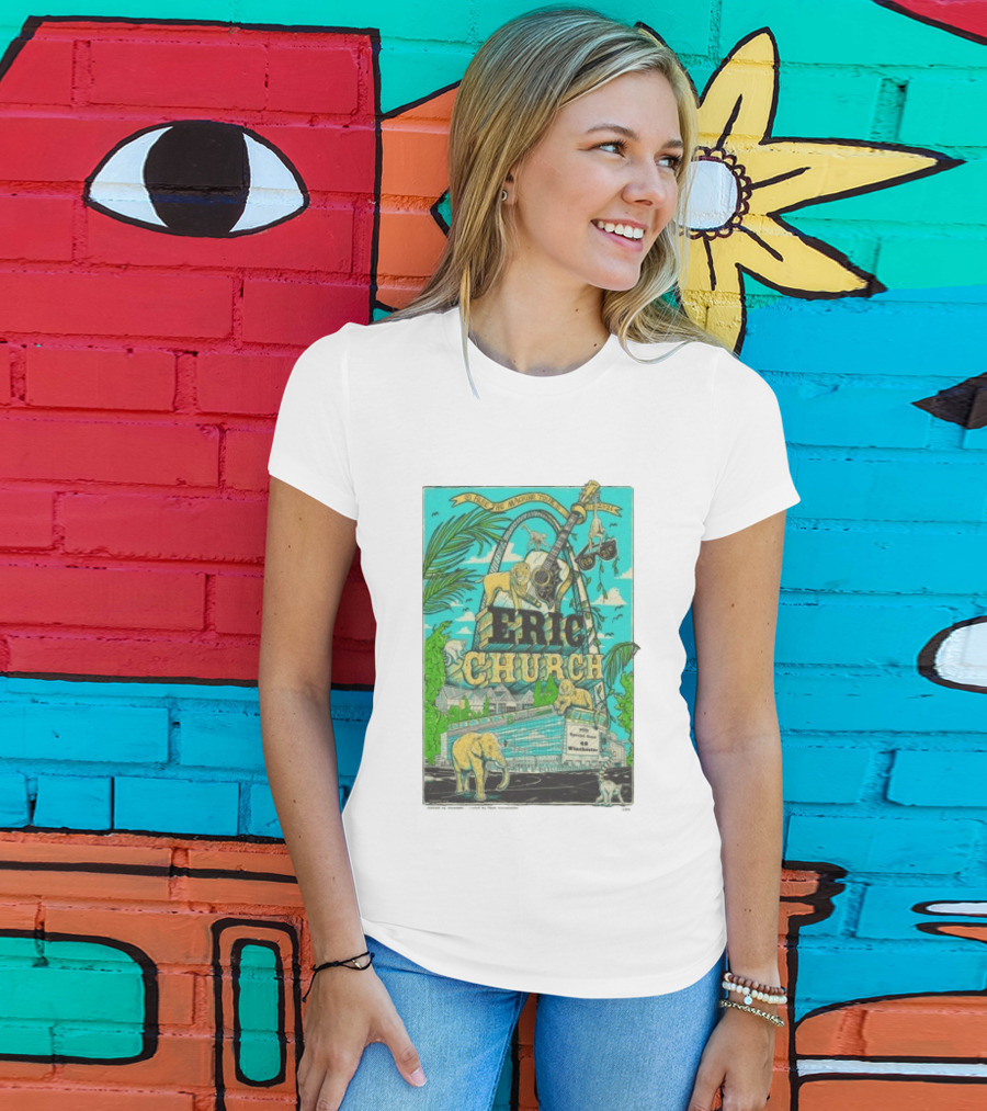Eric Church St. Louis Gather Again Tour Feb 21 2026 Enterprise Center T-Shirt