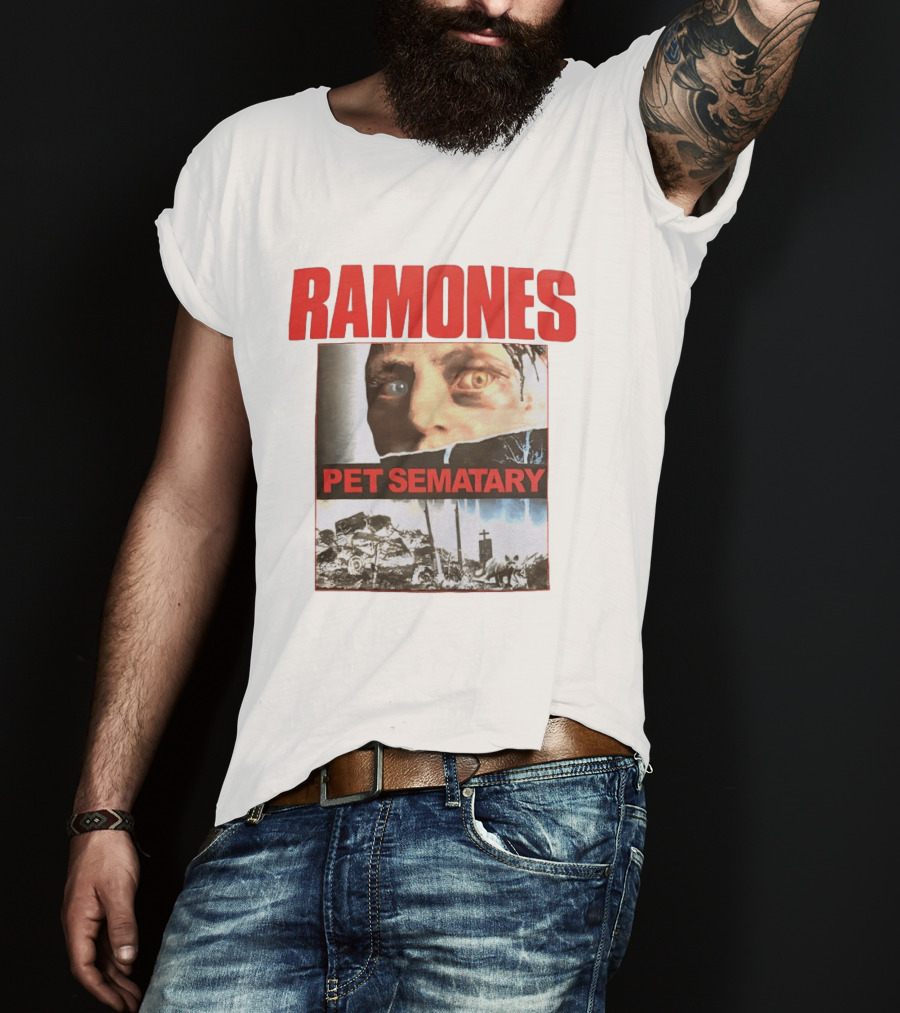 Ramones Pet Sematary Horror Movie T-Shirt