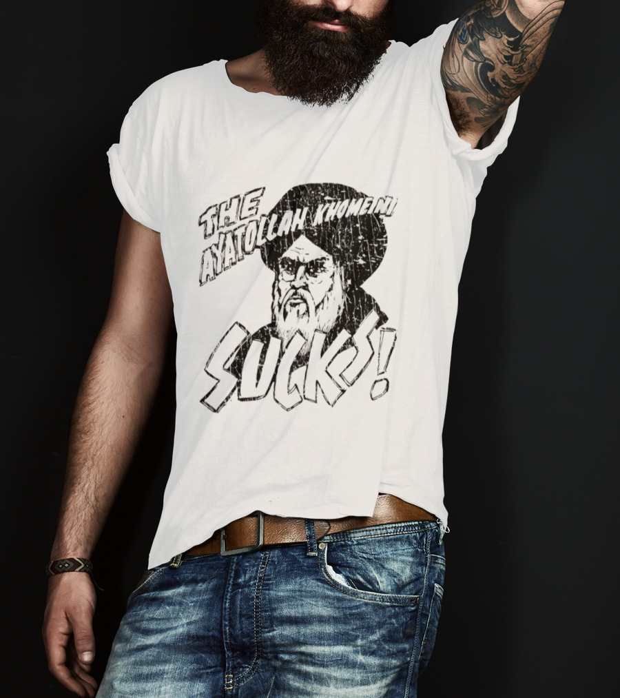 The Ayatollah Khomeini Sucks 1979 T-Shirt