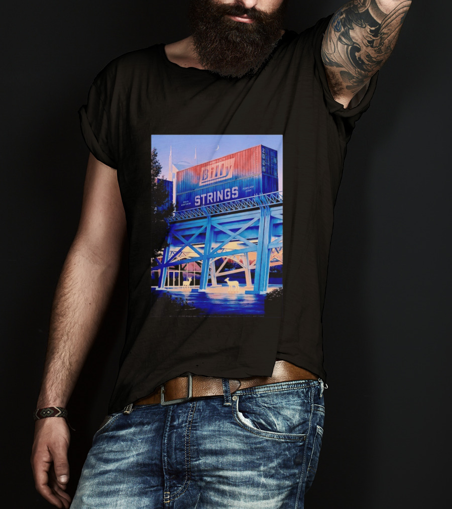 Billy Strings Nashville Tennessee February 20 To 22 2026 With Bridge And Deer T-Shirt