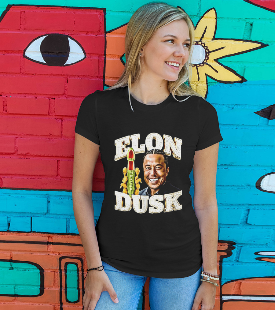Elon Dusk SpaceX Rocket And Teddy Bears T-Shirt