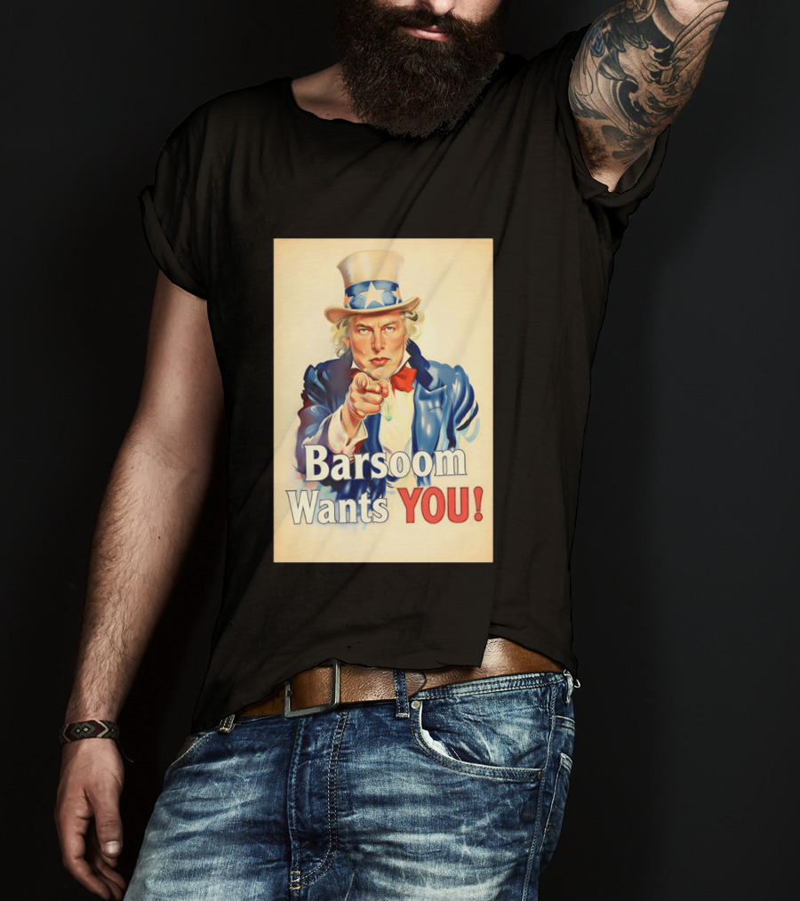 Elon Musk Uncle Sam Barsoom Wants You T-Shirt