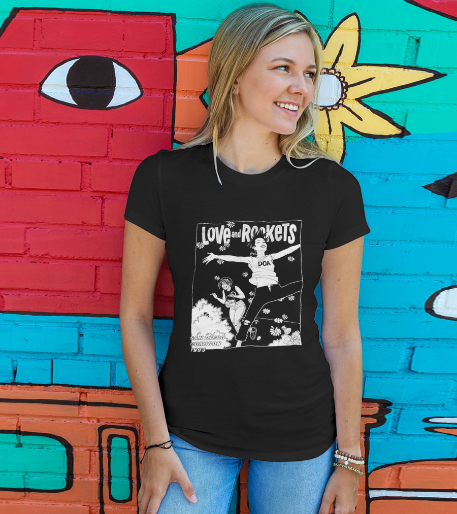 Love And Rockets San Diego Comicon 1993 Classic Cover T-Shirt