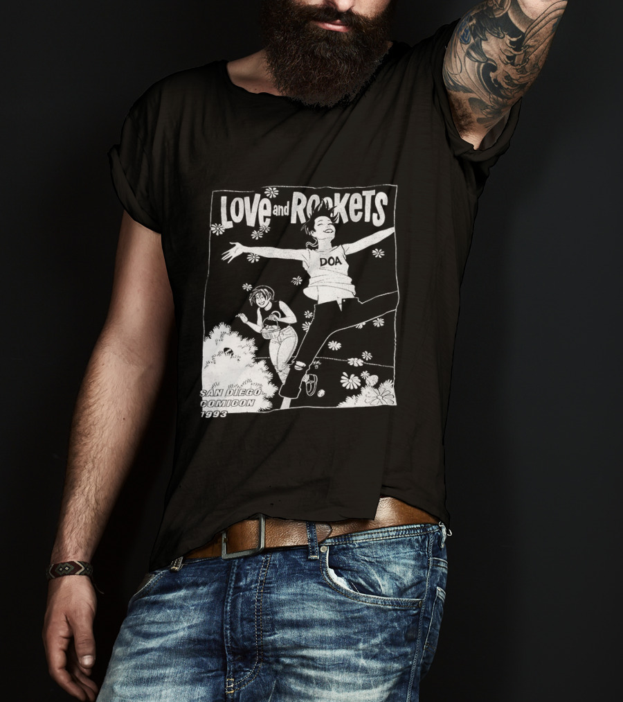 Love And Rockets San Diego Comicon 1993 Classic Cover T-Shirt
