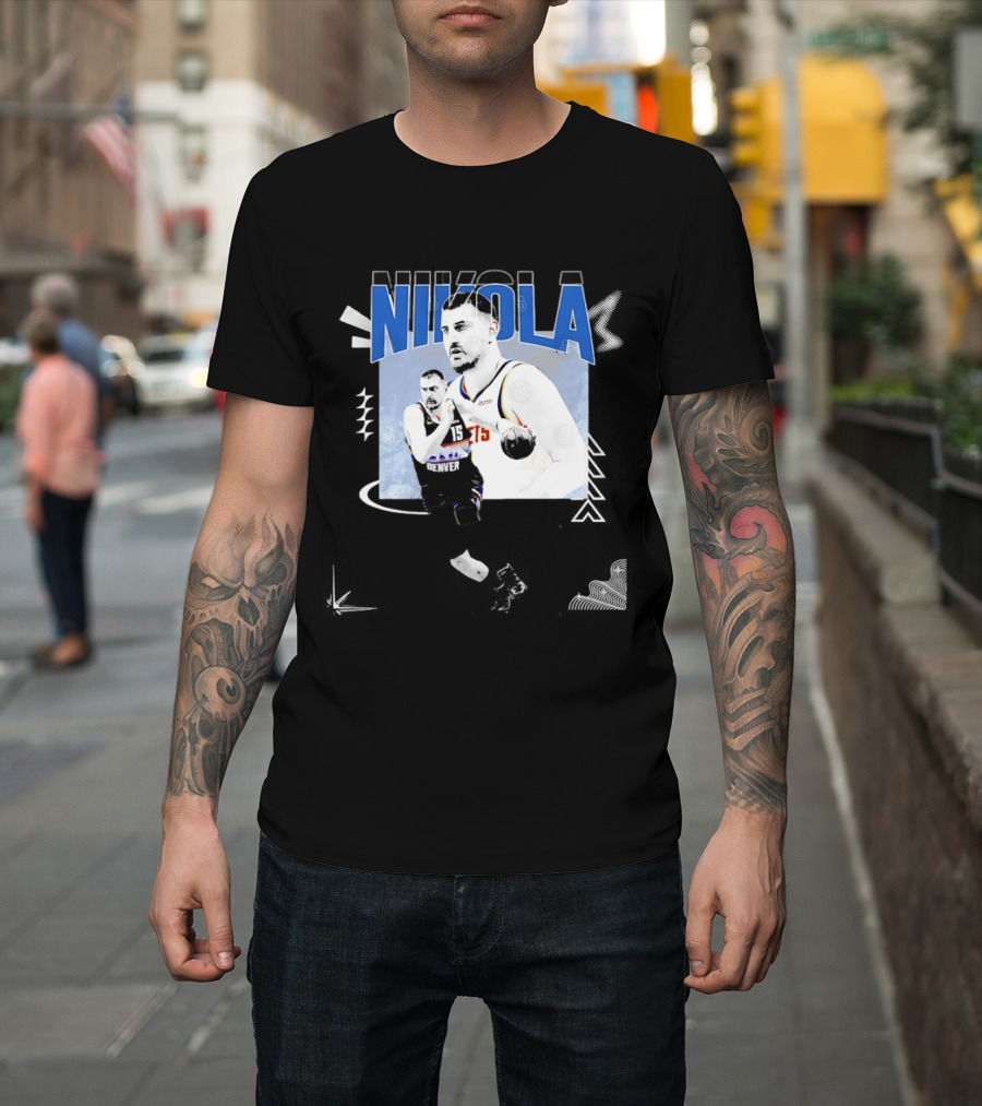 Denver Nuggets Nikola Jokic 15 Basketball T-Shirt