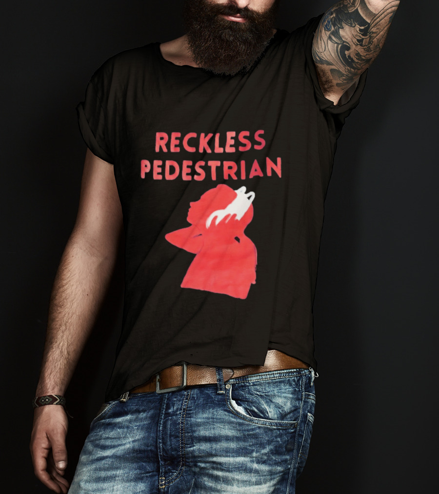 Reckless Pedestrian Bold Red T-Shirt